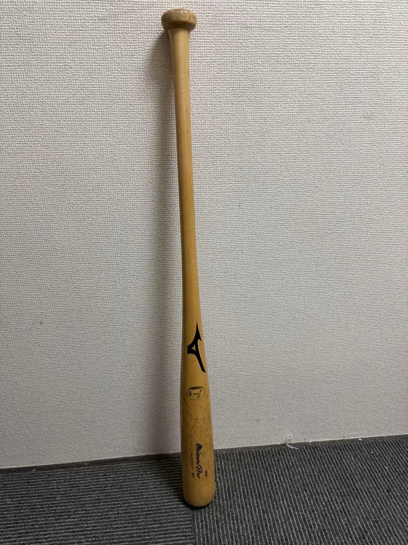 ミズノプロ木製バット NPB規格　ロッテ佐藤都志也実使用