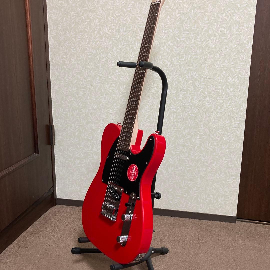 全く未使用品（超美品）スクワイアテレキャスレッド