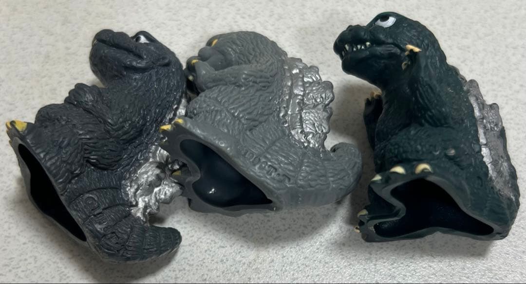 ゴジラ　指人形　怪獣集　東宝　BANDAI