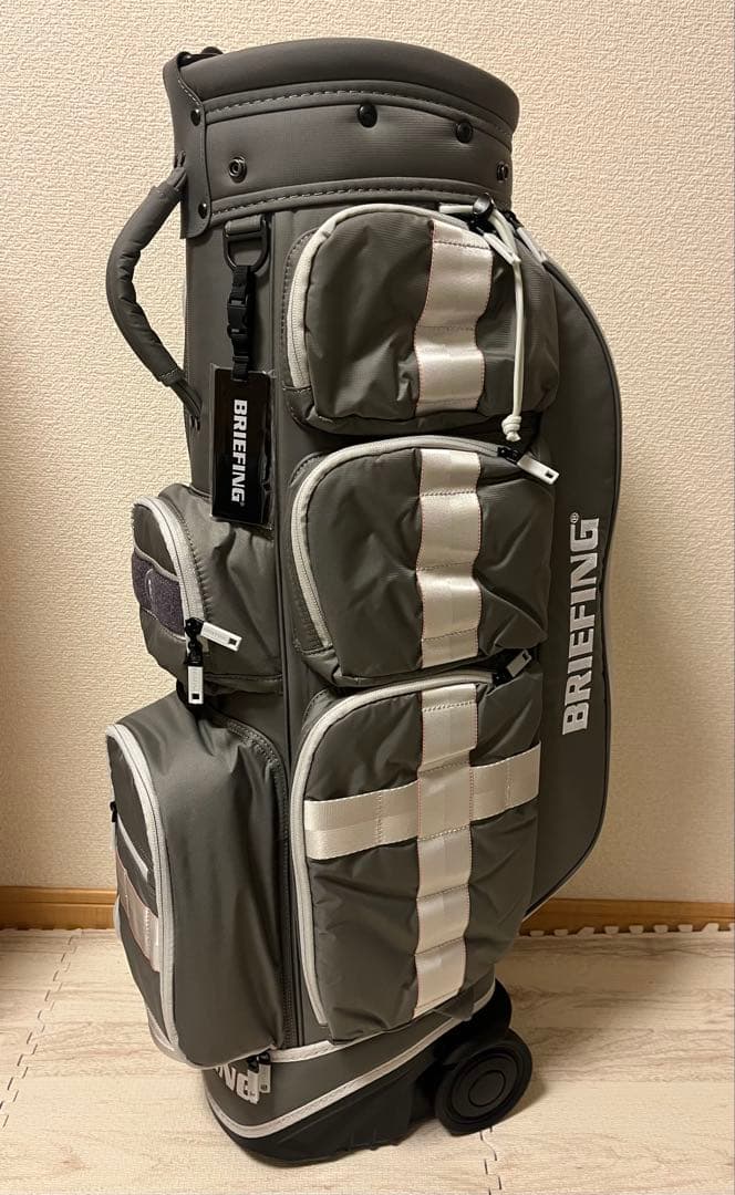 【新品】BRIEFING キャディバッグ CR-6 CASTER ライトグレー