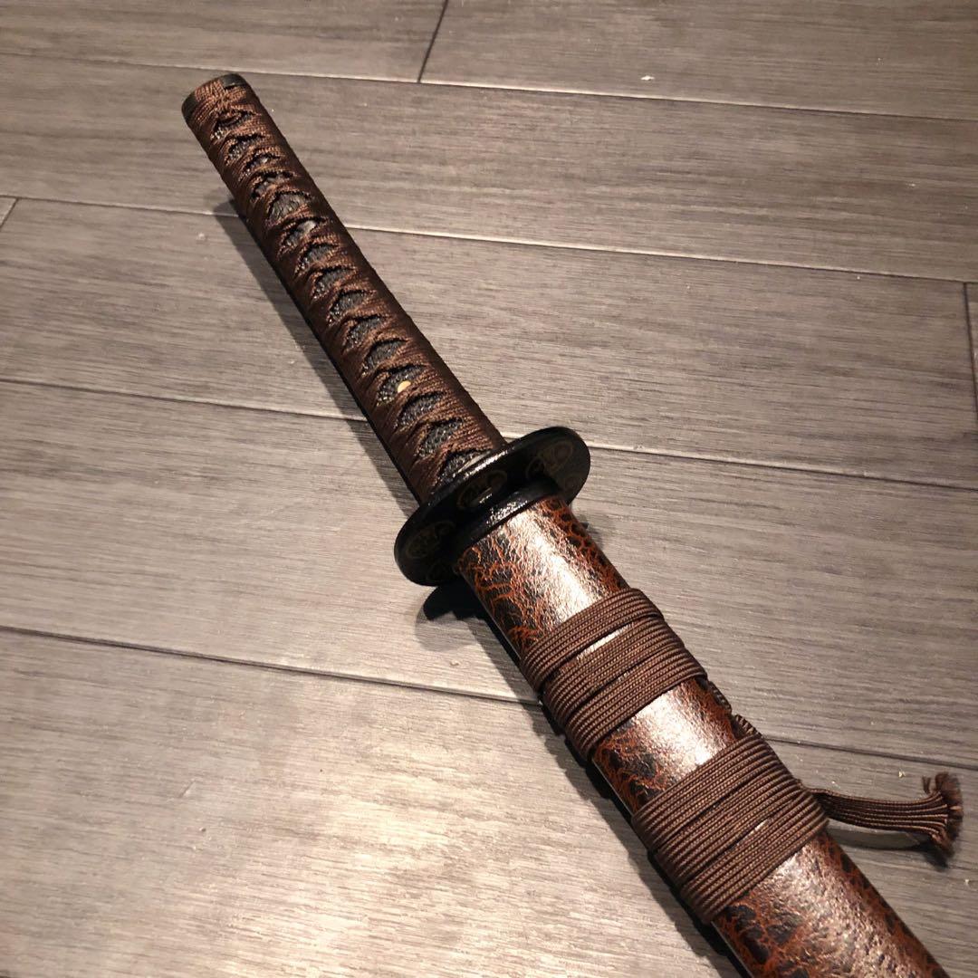 高級模造刀　刀　樋入り刀身　優波紋　本格居合刀