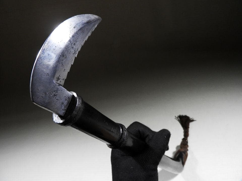 ●武具 趣きある鳶口 手かぎ 手鉤 消防 又鬼 忍者 古民具 全長50㎝程度