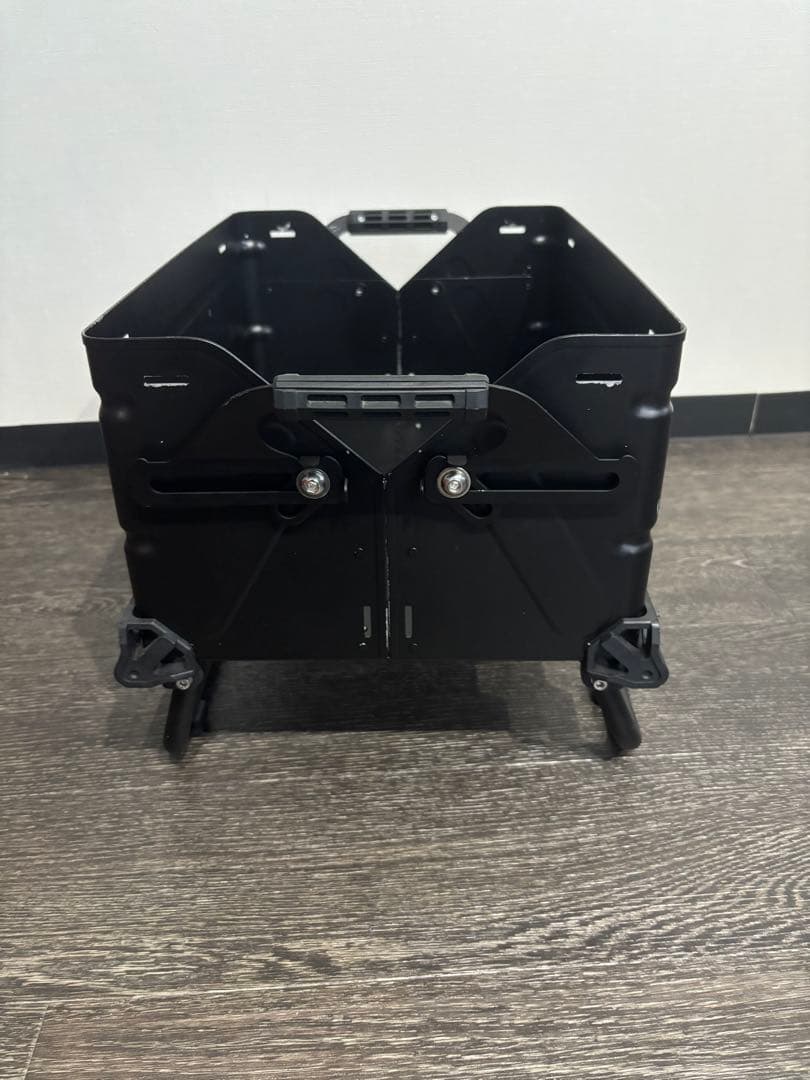 スノーピーク シェルフコンテナ 25 黒　シェルコン LEG