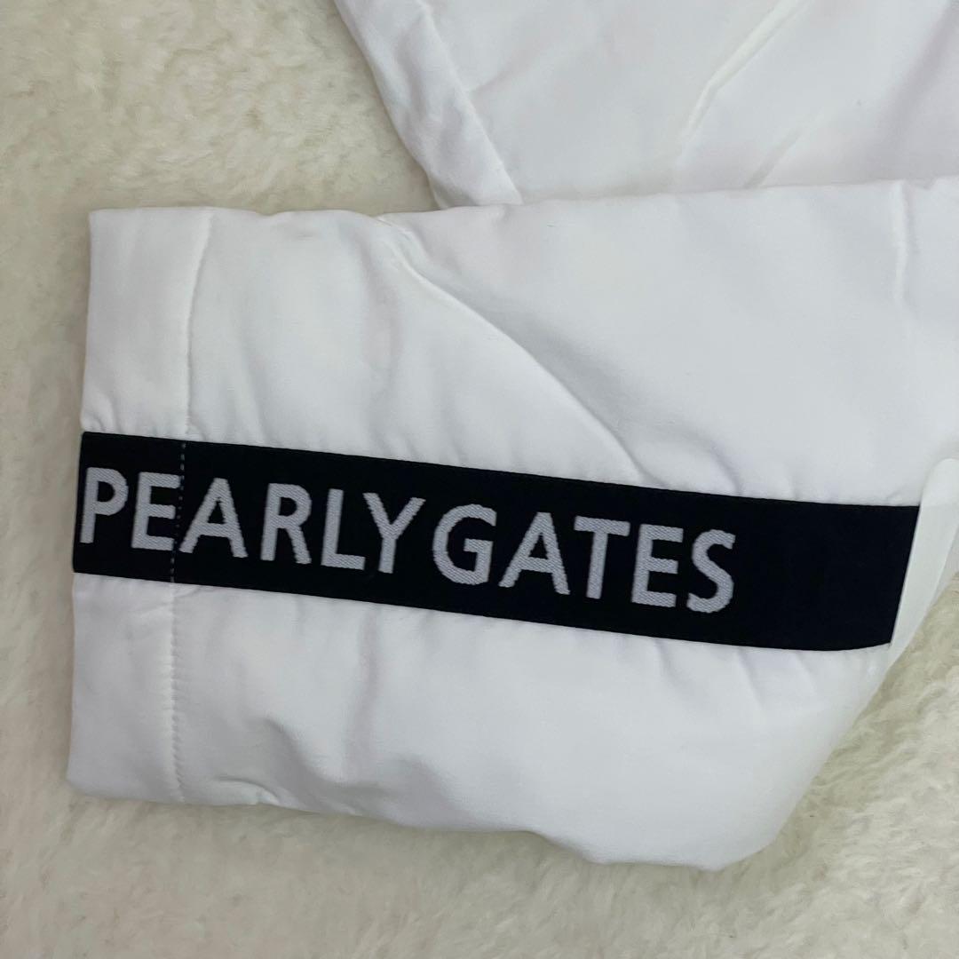 PEARLY GATES ホワイトパンツ PGロゴ　中綿　冬ゴルフ