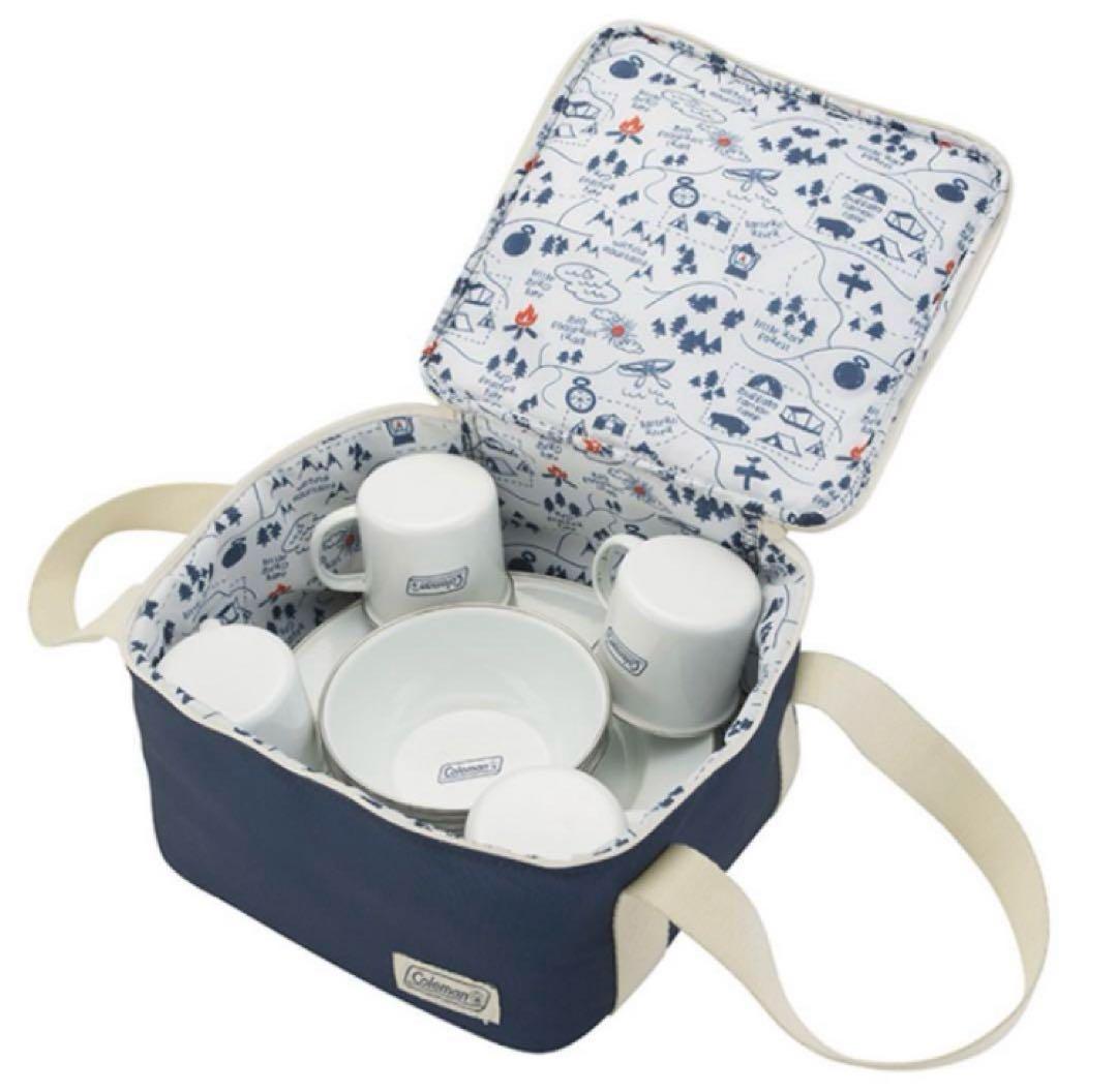 【新品】Coleman コールマンマグカップ ディッシュウェアセット4人用