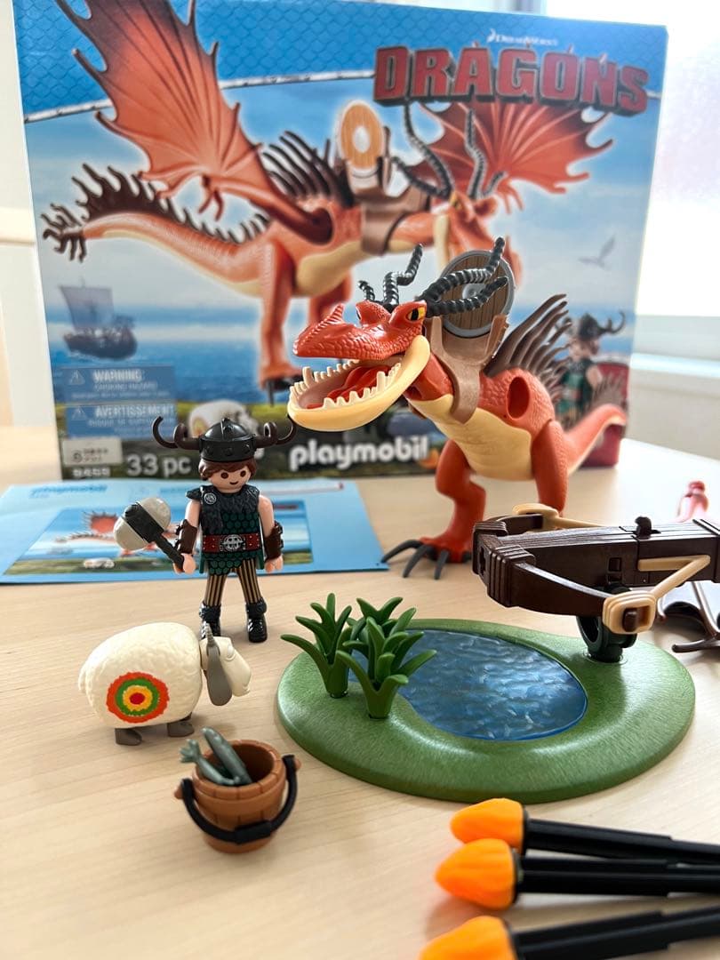 ヒックとドラゴン　プレイモービル　9459 フックファング　スノット　箱あり