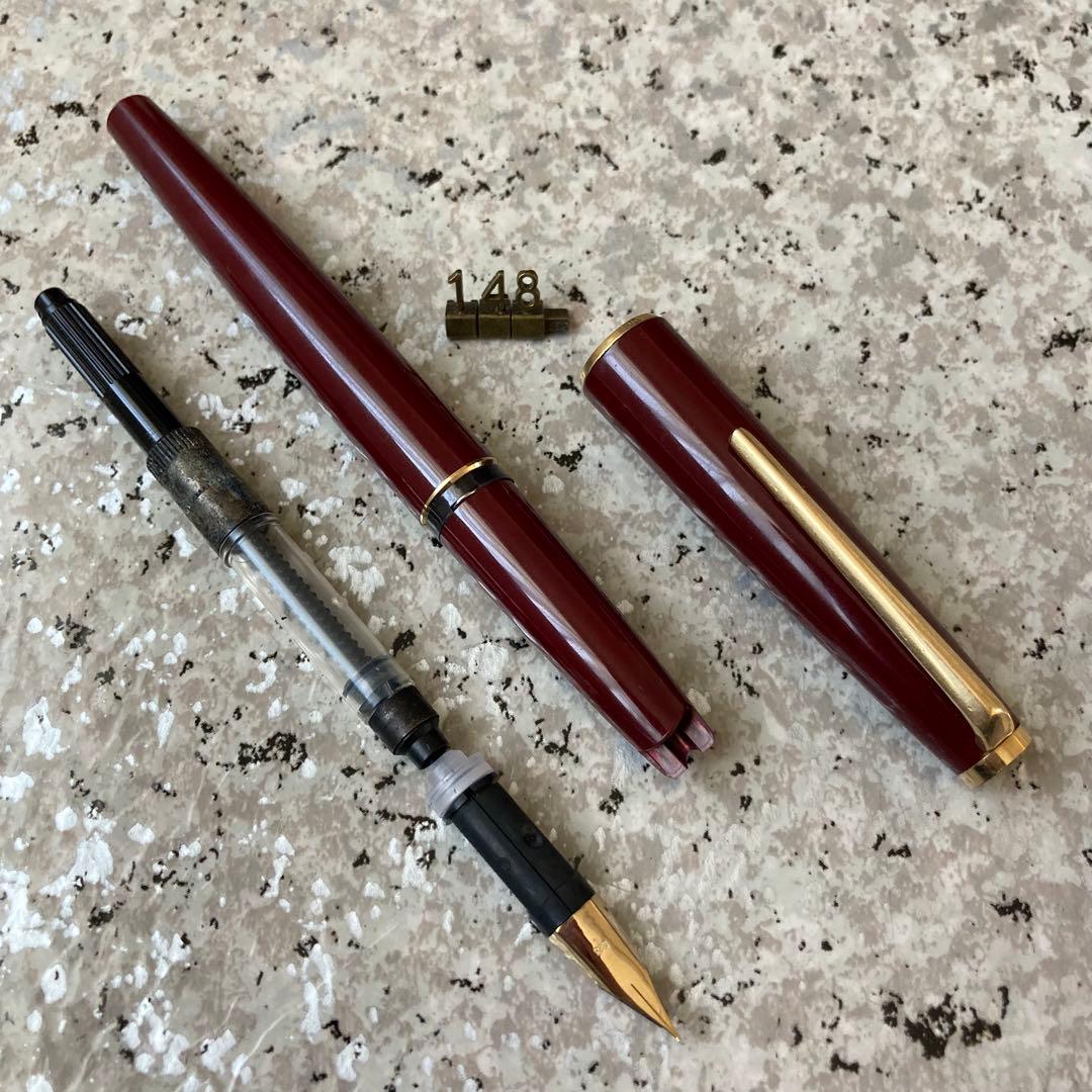 #148 オーバーホール済み 万年筆 モンブラン MONTBLANC 14k