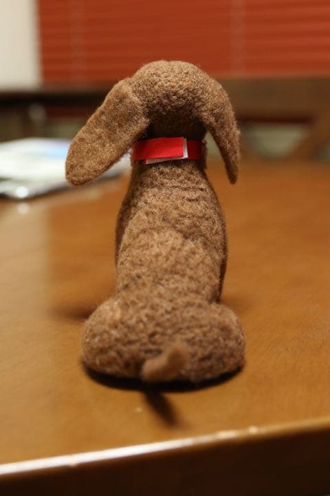 羊毛フェルト　ミニチュアダックス