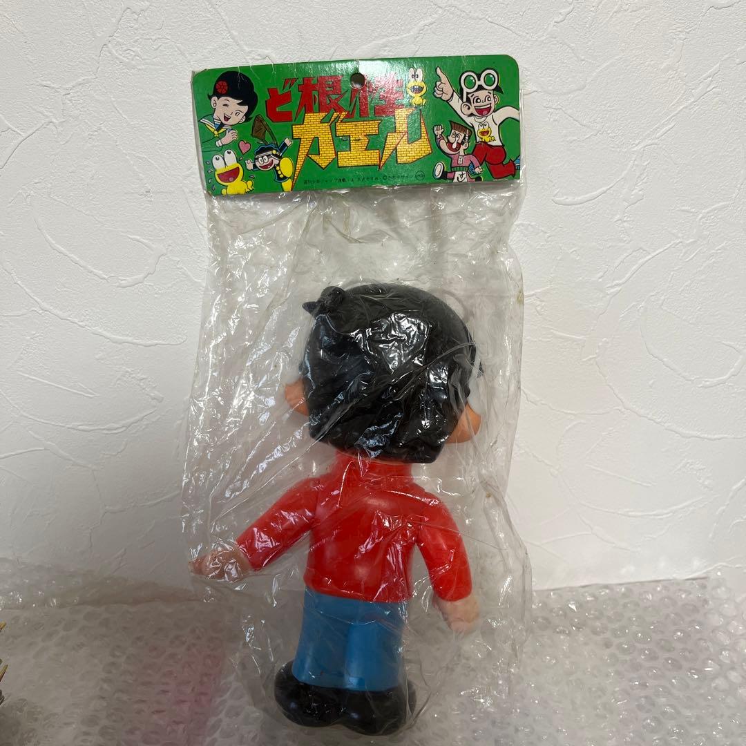 ⚠️デッドストック　ど根性ガエル　ひろし　ソフビ　昭和レトロ　当時物