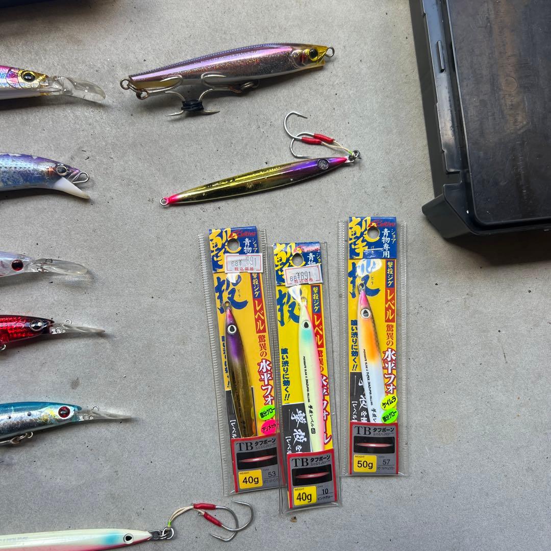 青物　ショアジギング　ルアー　セットアッパー　撃投ジグ　ラピード　バレットブル等