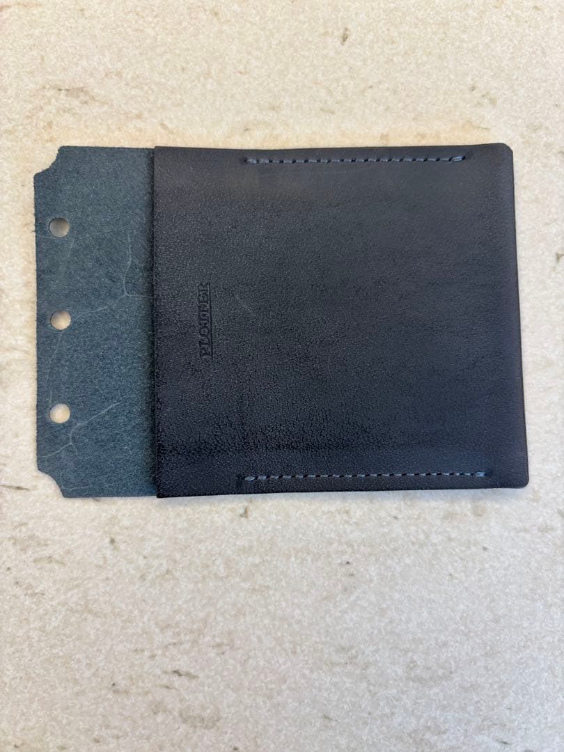 Plotterプロッター/限定リスシオ3穴リングバインダー/ブルー