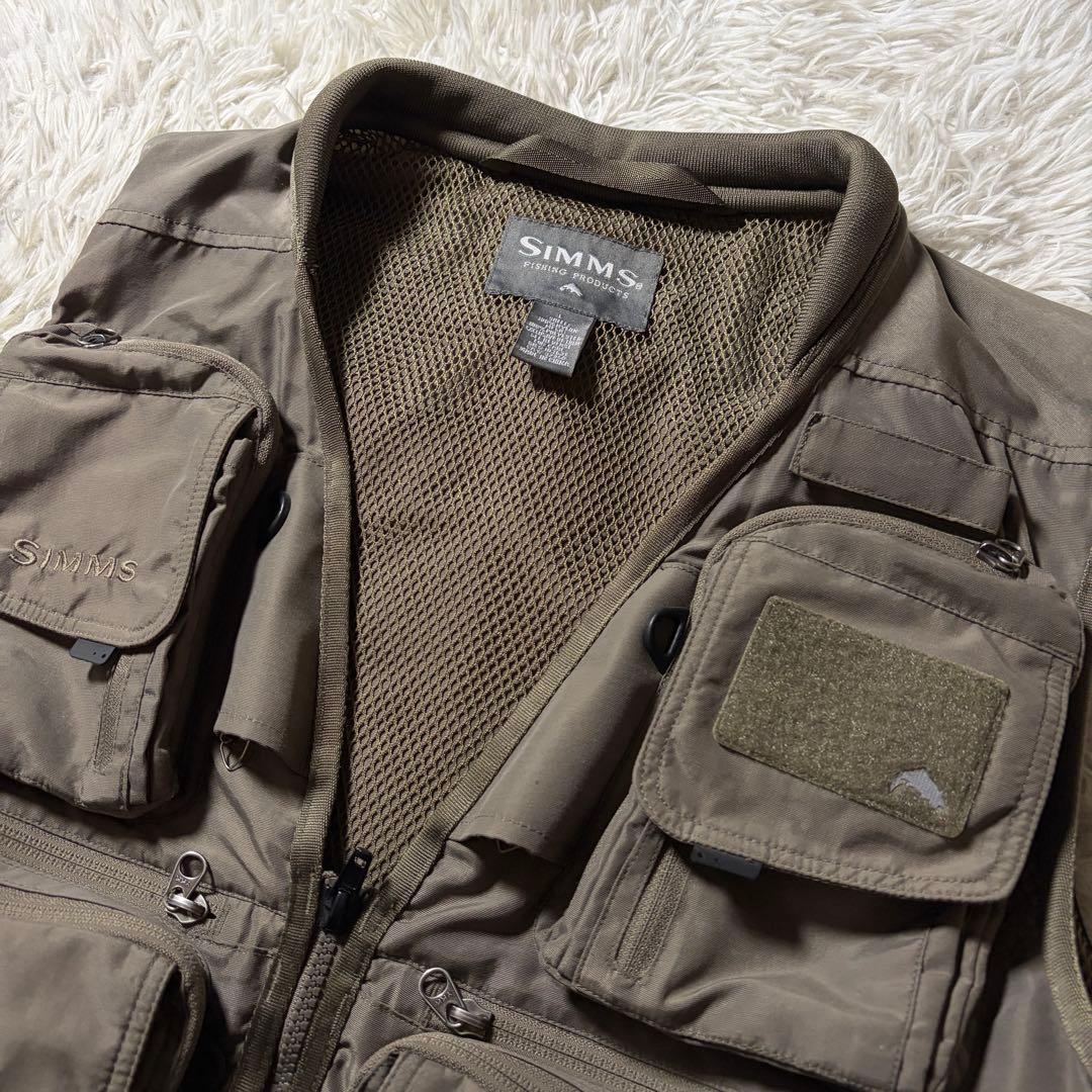 美品■simms フィッシングベスト　ガイドベスト　RE38497 L