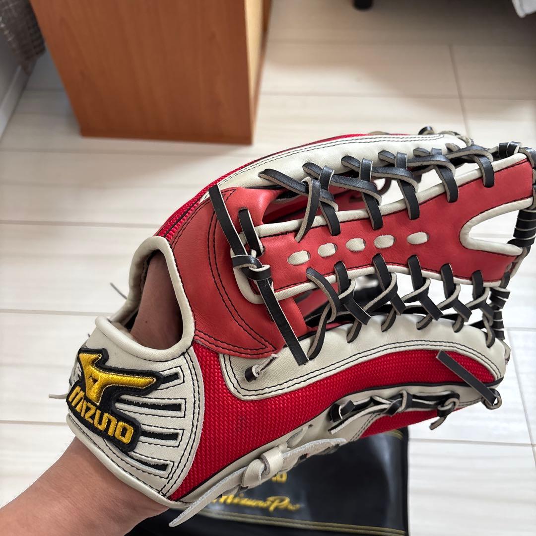 【たに】ミズノプロ　軟式オーダーグローブ　外野用