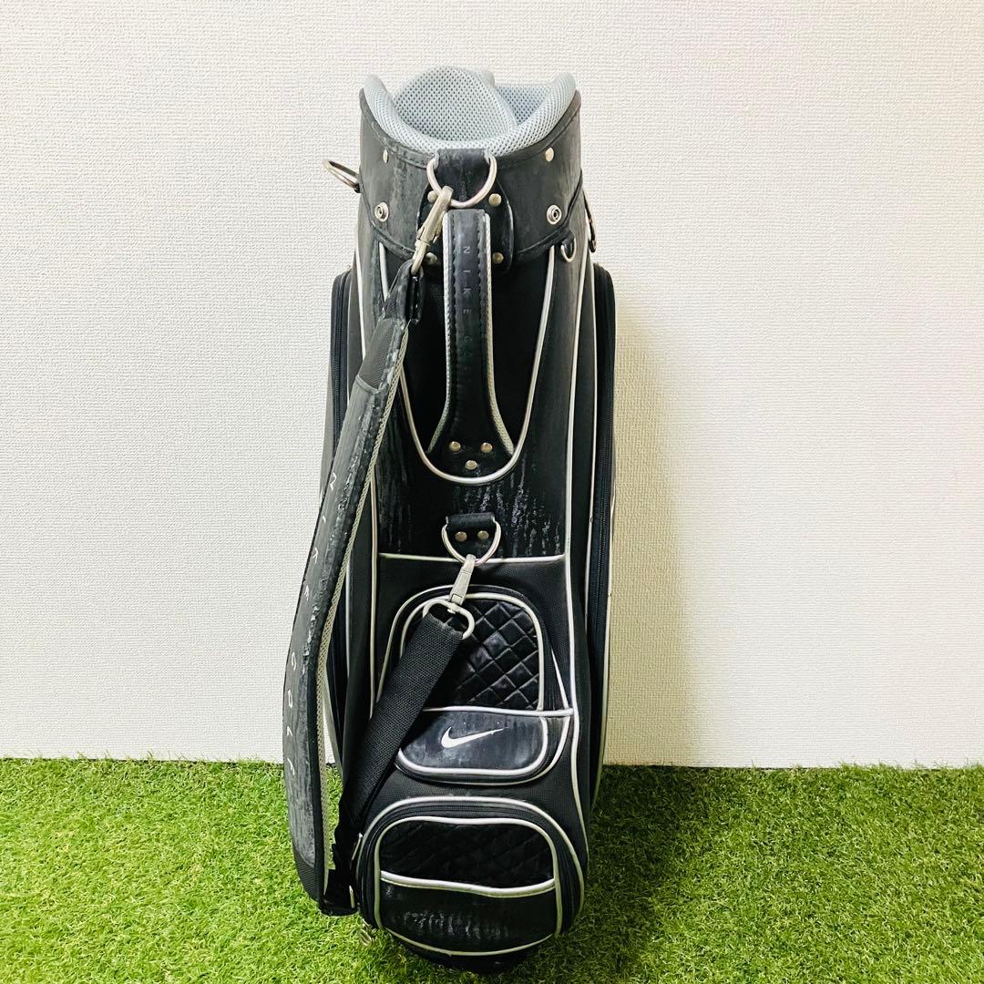 NIKE ナイキ キャディバッグ メンズ レディース カッコいい ベロア風 黒