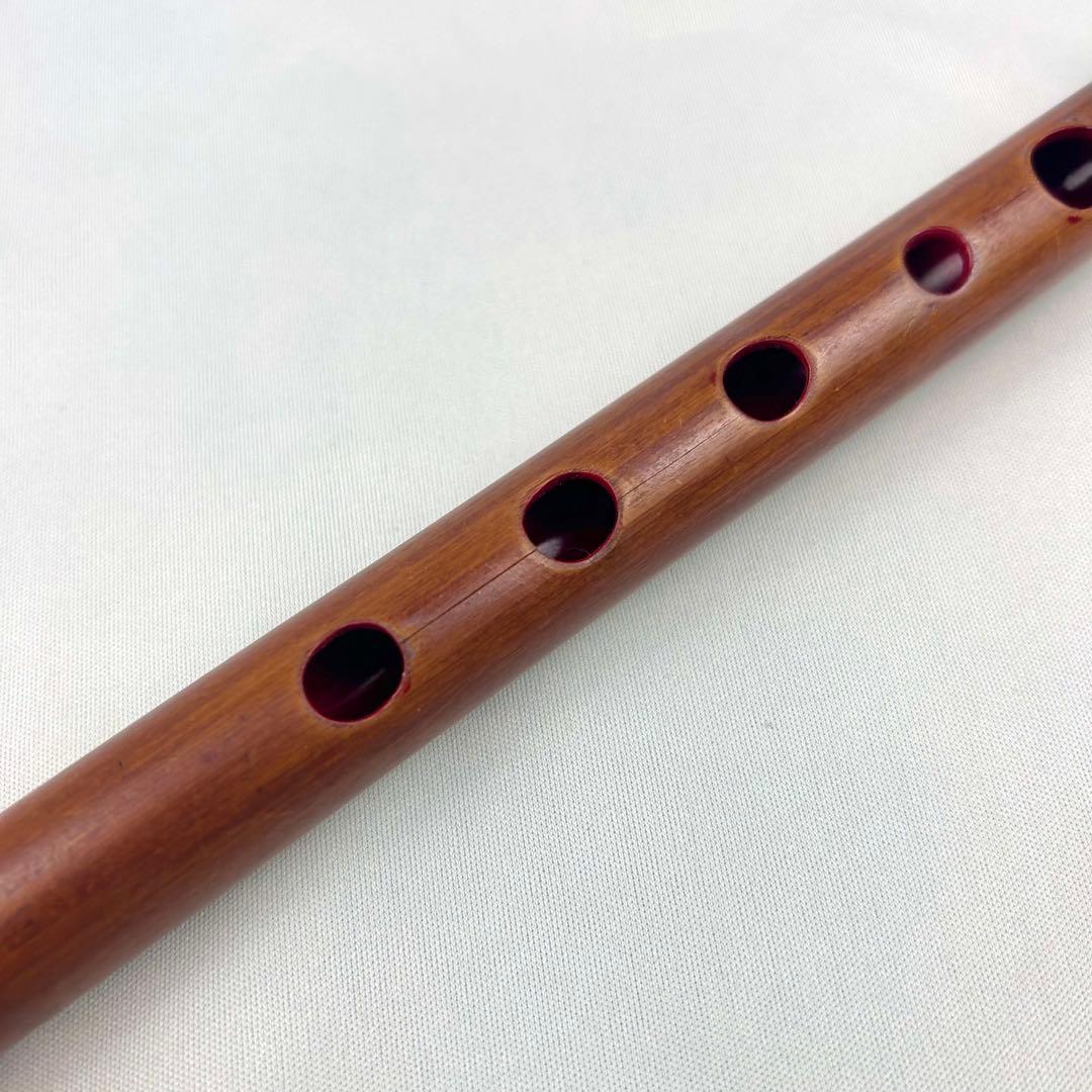 【訳アリ】朗童 篠笛 改良型 七本調子 唄物 燻竹 希少品