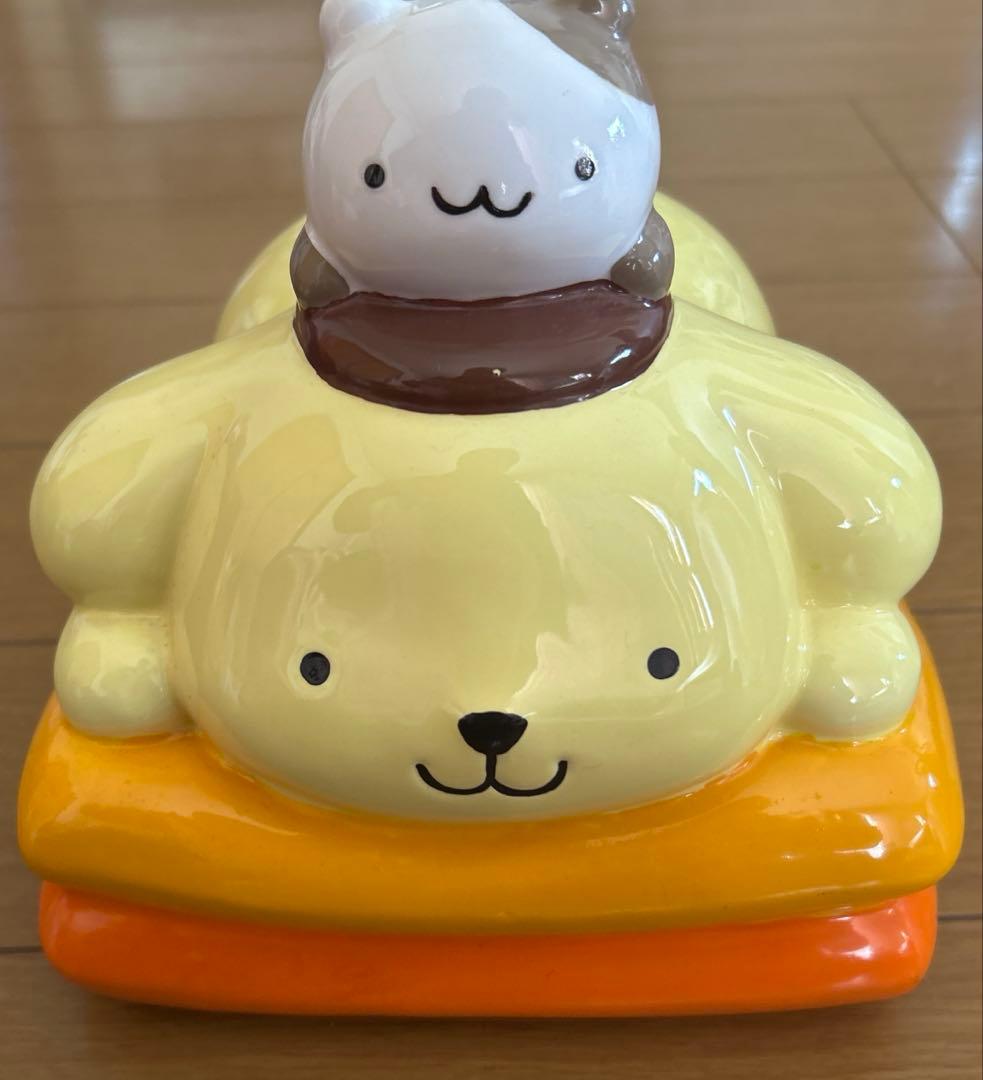 ポムポムプリン 陶器製　貯金箱