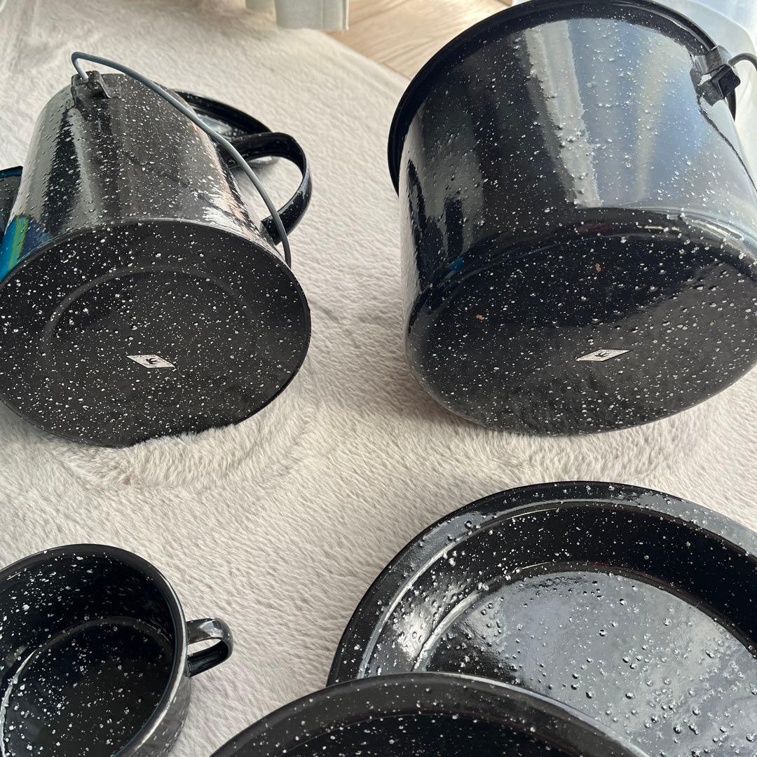 Wenzel エナメル食器セット 11点