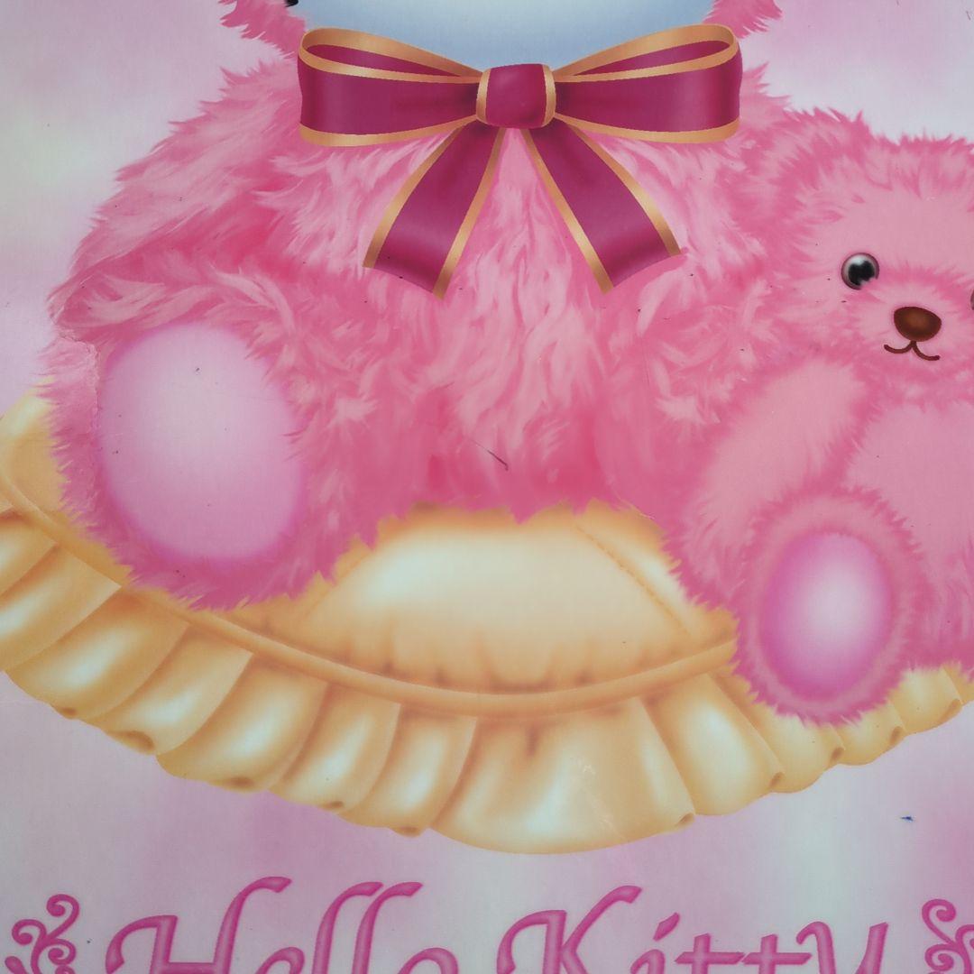 レア　ハローキティ　折りたたみテーブル　テディベア柄