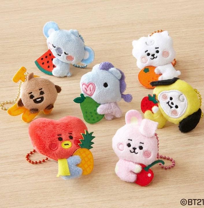 BT21 トレーディングぬいぐるみキーホルダー BOX 7種入り BTS