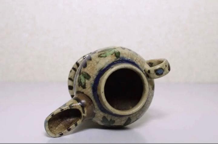 18世紀 ペルシャ 彩陶灯火器