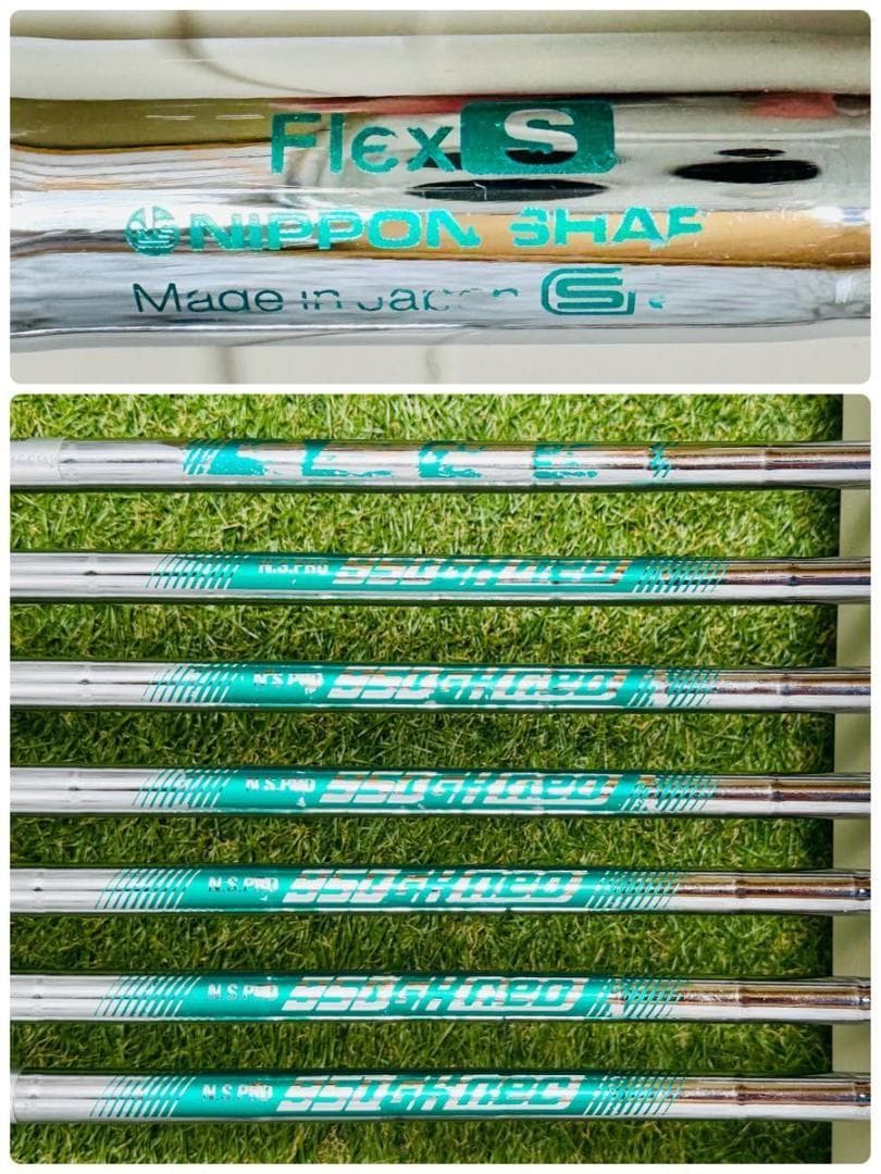 【良品】初心者推奨 ピン G710 黒ドット メンズアイアンセット 7本 S