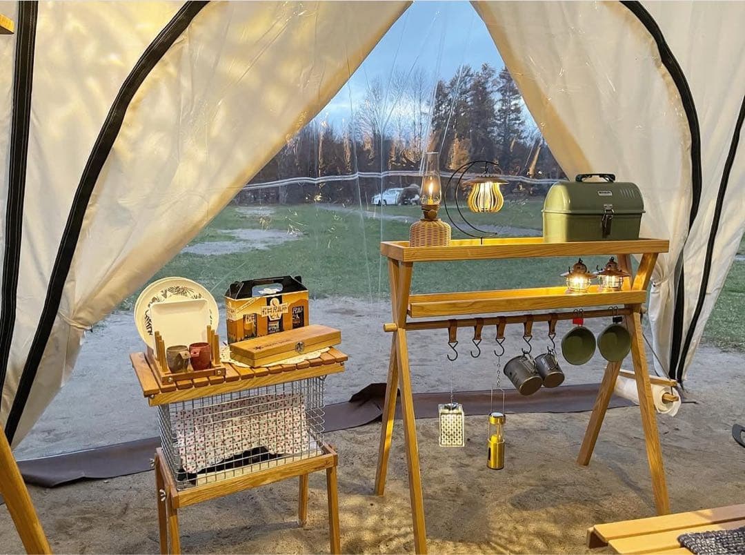ブローシェルター CAMPING KAN (ドーム形テント)