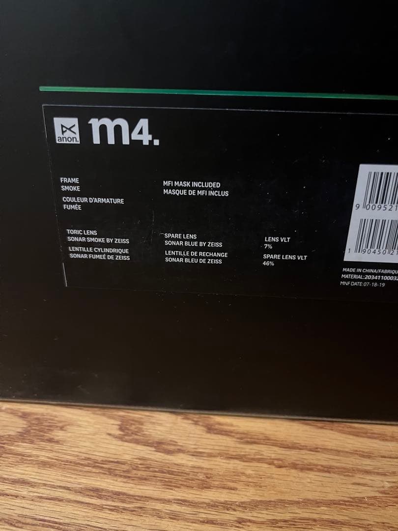 ANON M4 アノン　ゴーグル　スキー　スノーボード　マグネット