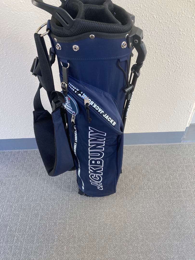 JACK BUNNY!! キャディバッグ ネイビー 7型/スタンド式