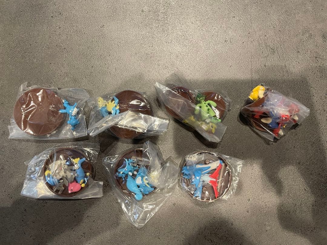 ポケットモンスター　フィギュア　7体セット　立体ポケモン図鑑第4集コンプリート