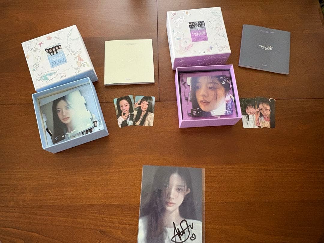 ILLIT Super Real Meミンジュサイン入りカード　CD付き