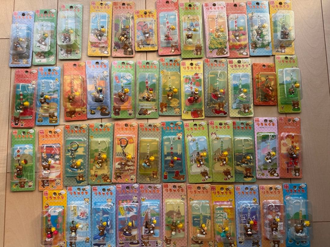 リラックマ　ご当地ストラップ　47個セット