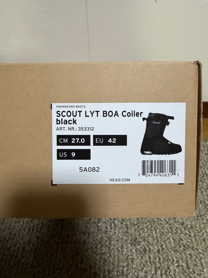 HEAD SCOUT LYT BOA スノーボードブーツ 27cm