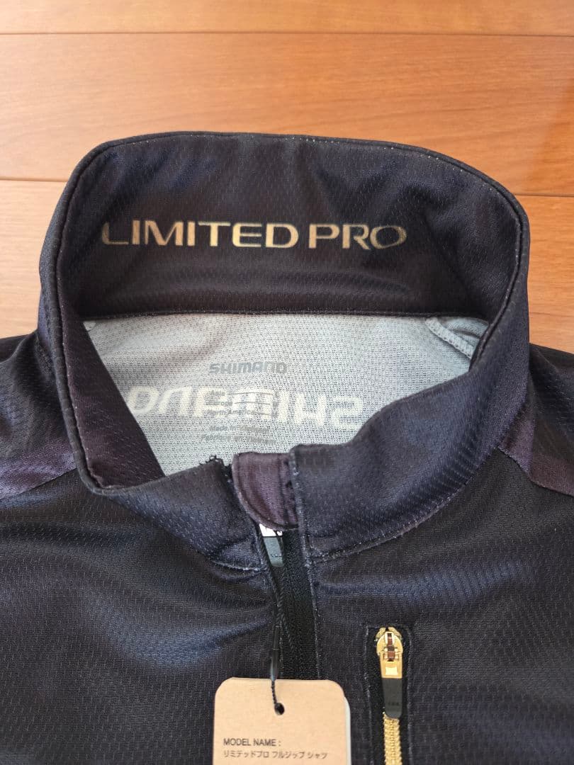 未使用 シマノ リミテッド プロ フルジップ シャツ SH-107V ブラック