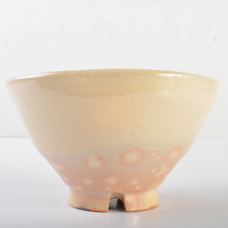 萩焼　旭雲山　松延窯　金子松延作　茶碗　宗左（而妙斎）極め箱　M　R6900