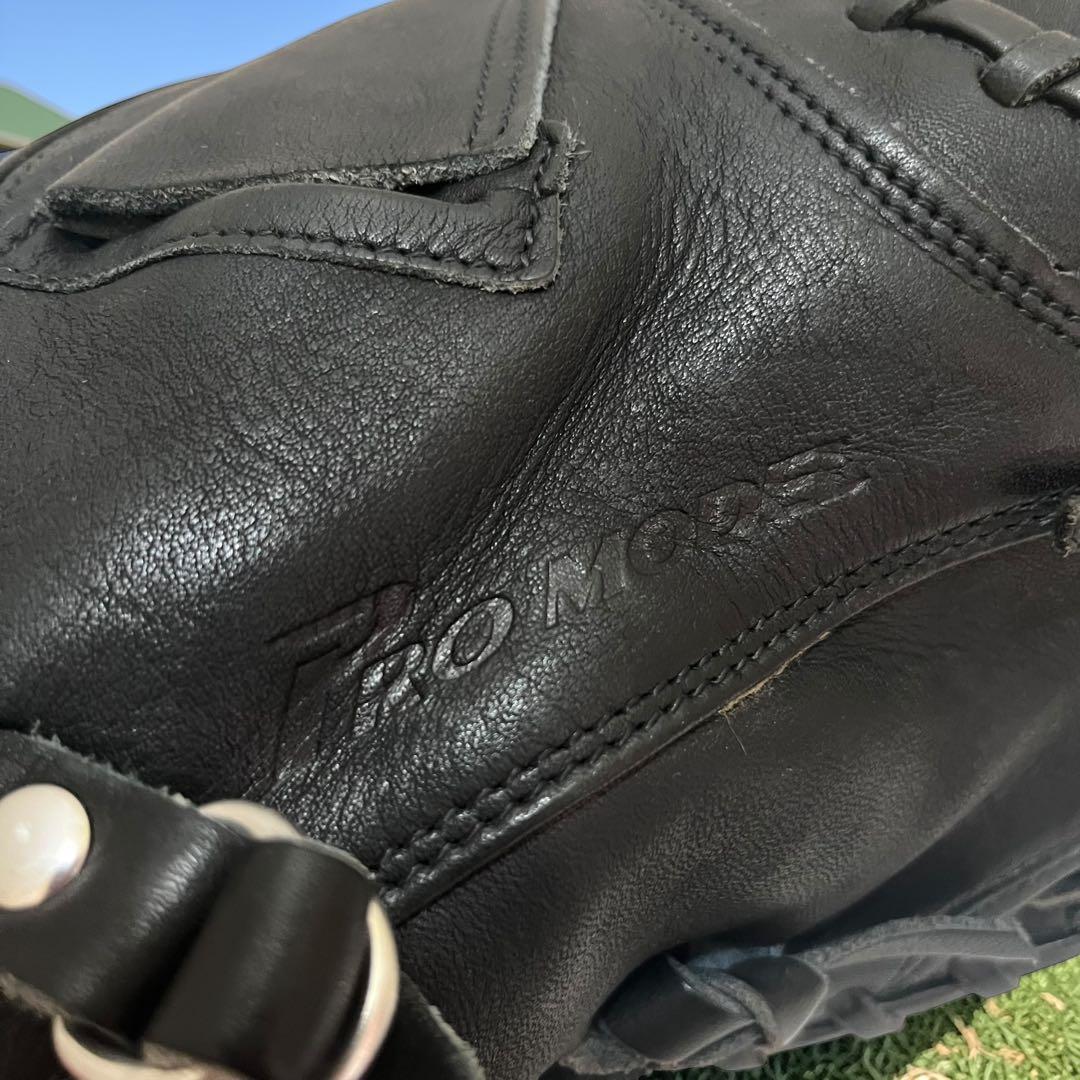 ZETT グランステイタス キャッチャーミット 軟式 少年野球 矢野モデル 黒