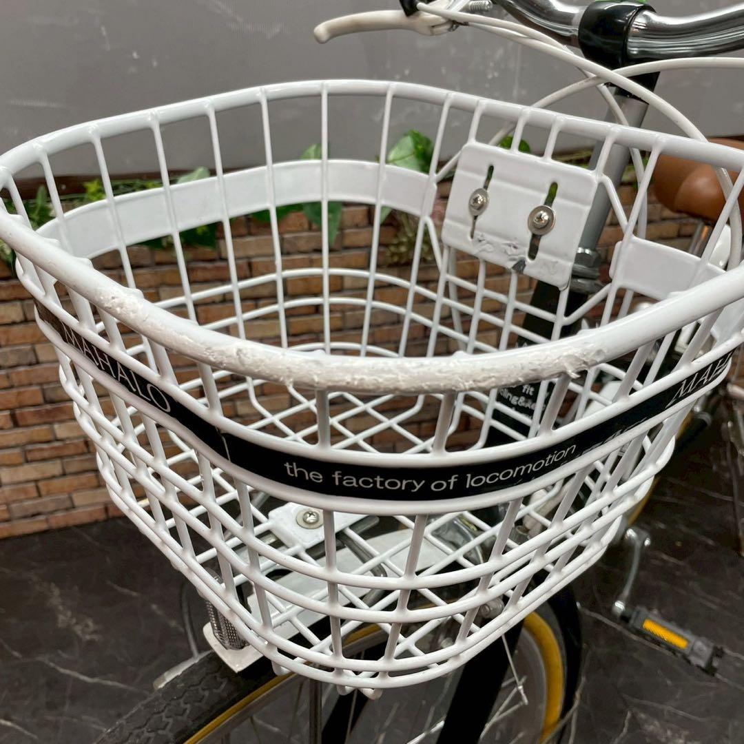 【93】子供用自転車 子供車 MAHALO ブラック 24インチ 変速付き