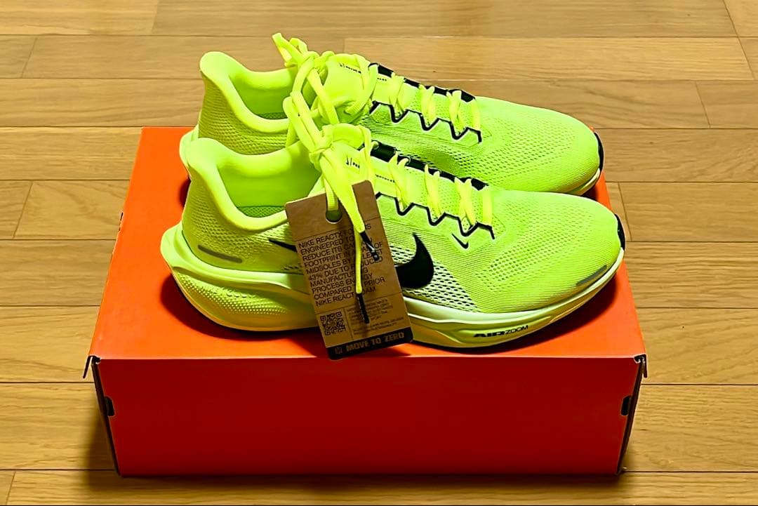 新品同様 ナイキ エアズーム ペガサス41 ボルト