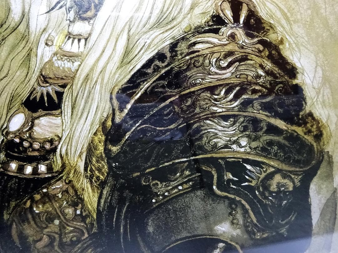 #天野喜孝 #大理石 #肖像 #吸血鬼ハンターD #共箱 #アールビバン保証書