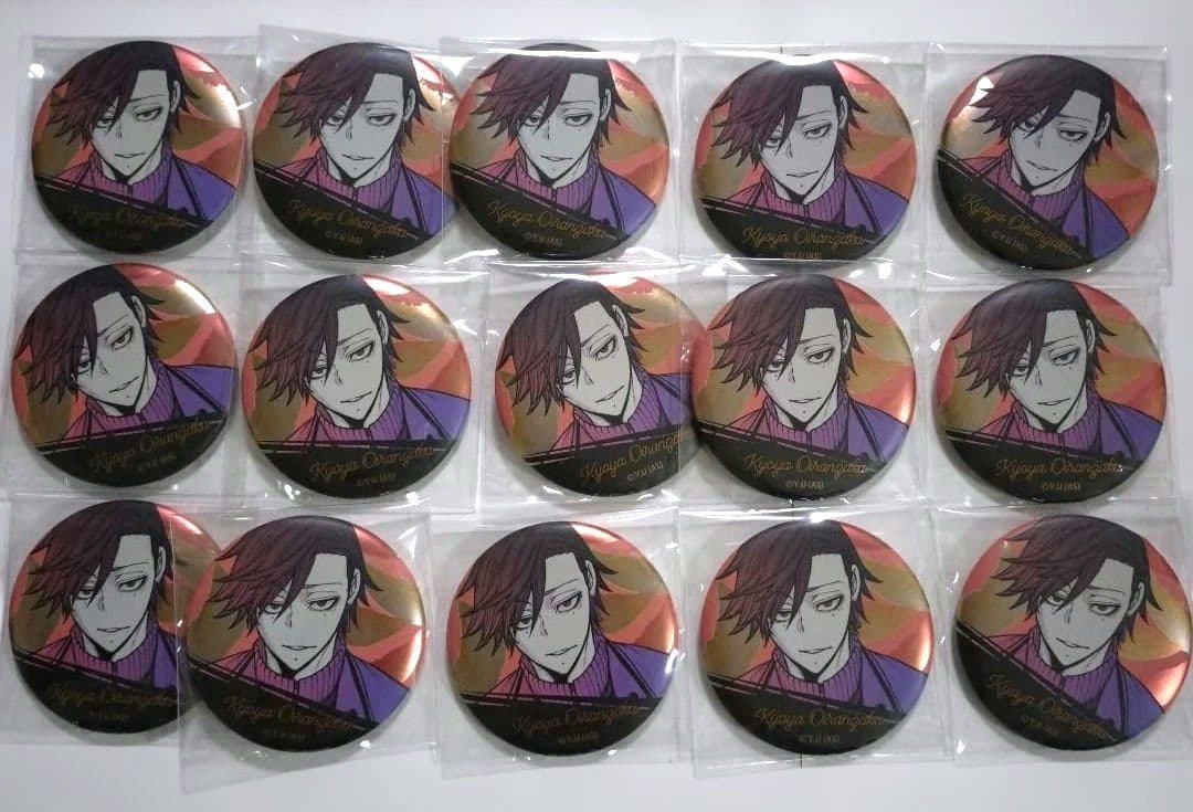 桃源暗鬼　メタリック缶バッジ　花魁坂京夜