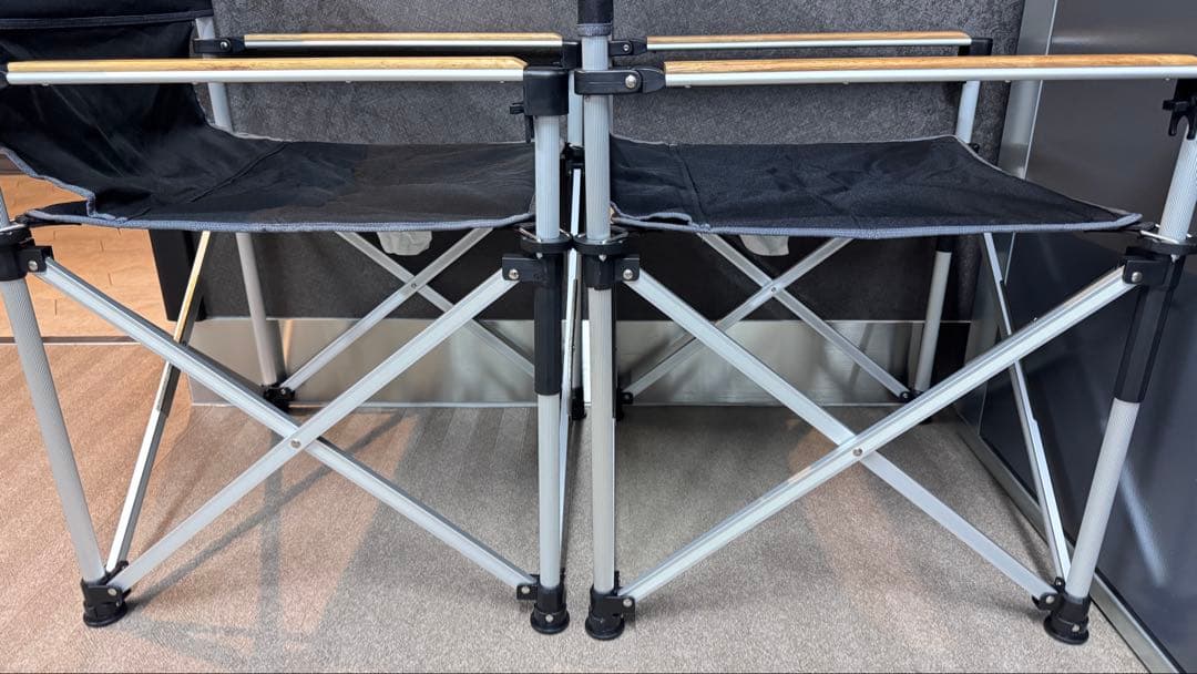 Coleman コールマン スリムキャプテンチェア 限定品 ブラック 2脚セット