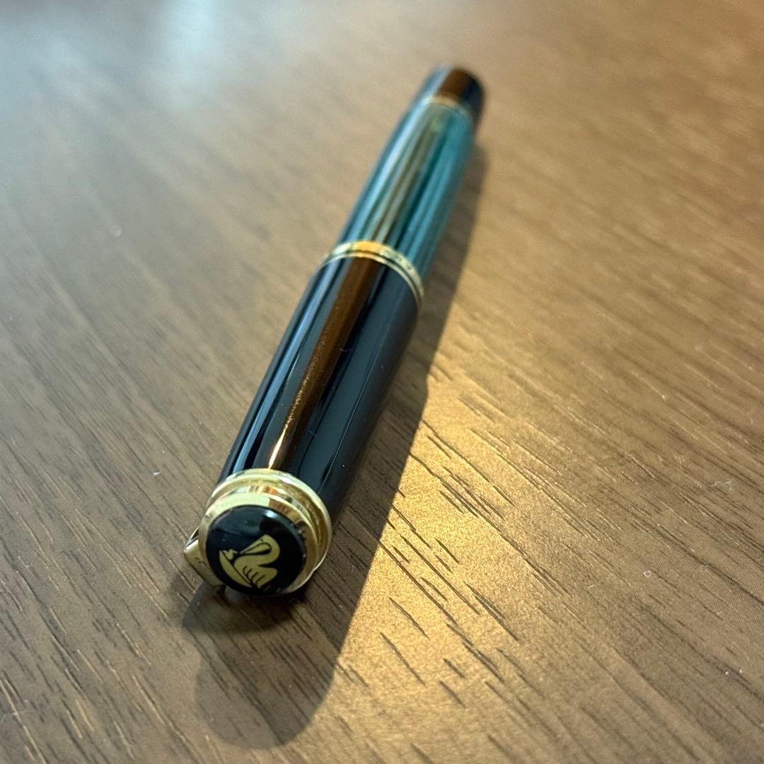 PERIKAN ペリカンM800スーベレーンペン先18KFニブキャップ式万年筆