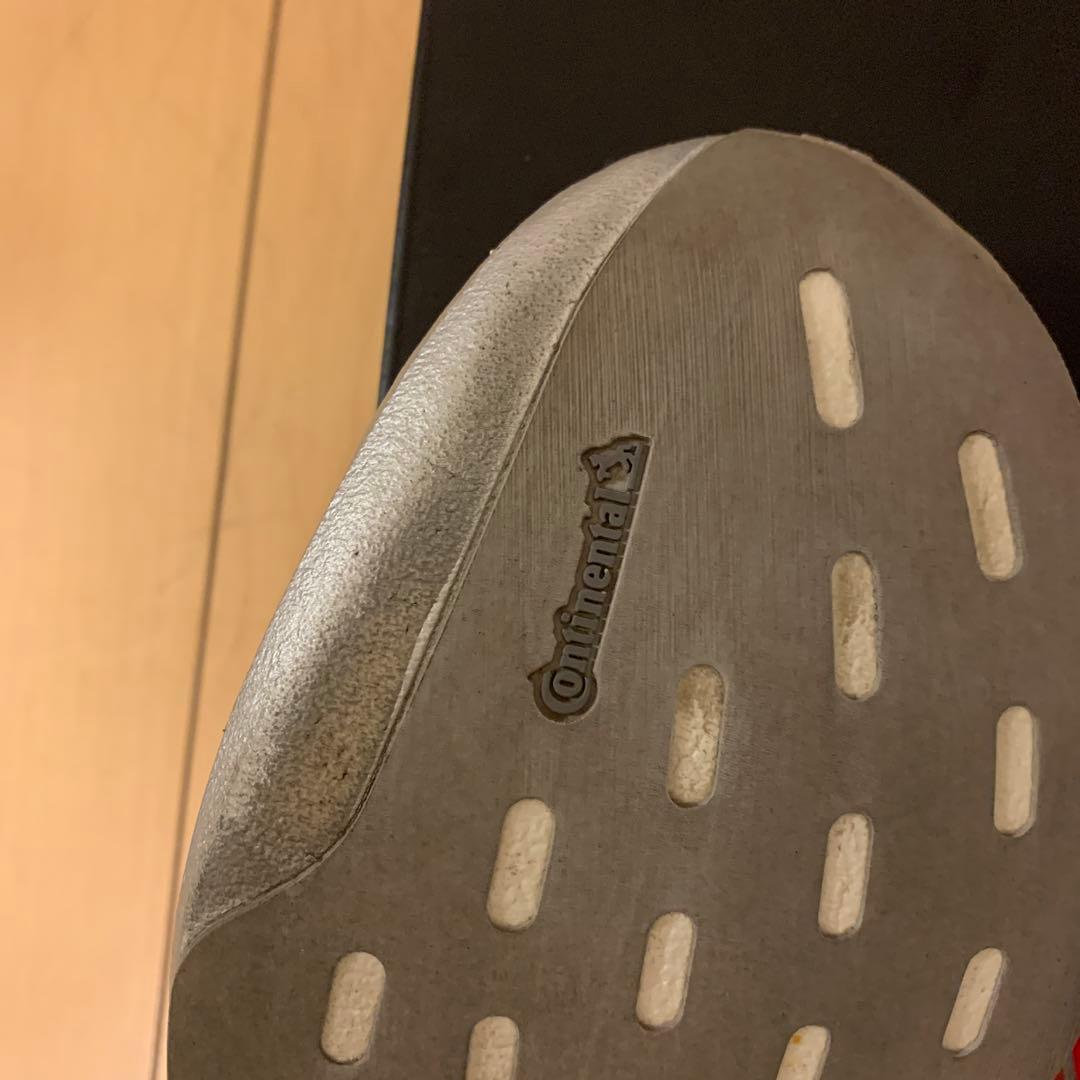 adidas アディゼロEVOSL 27センチ　ルシッドレッド