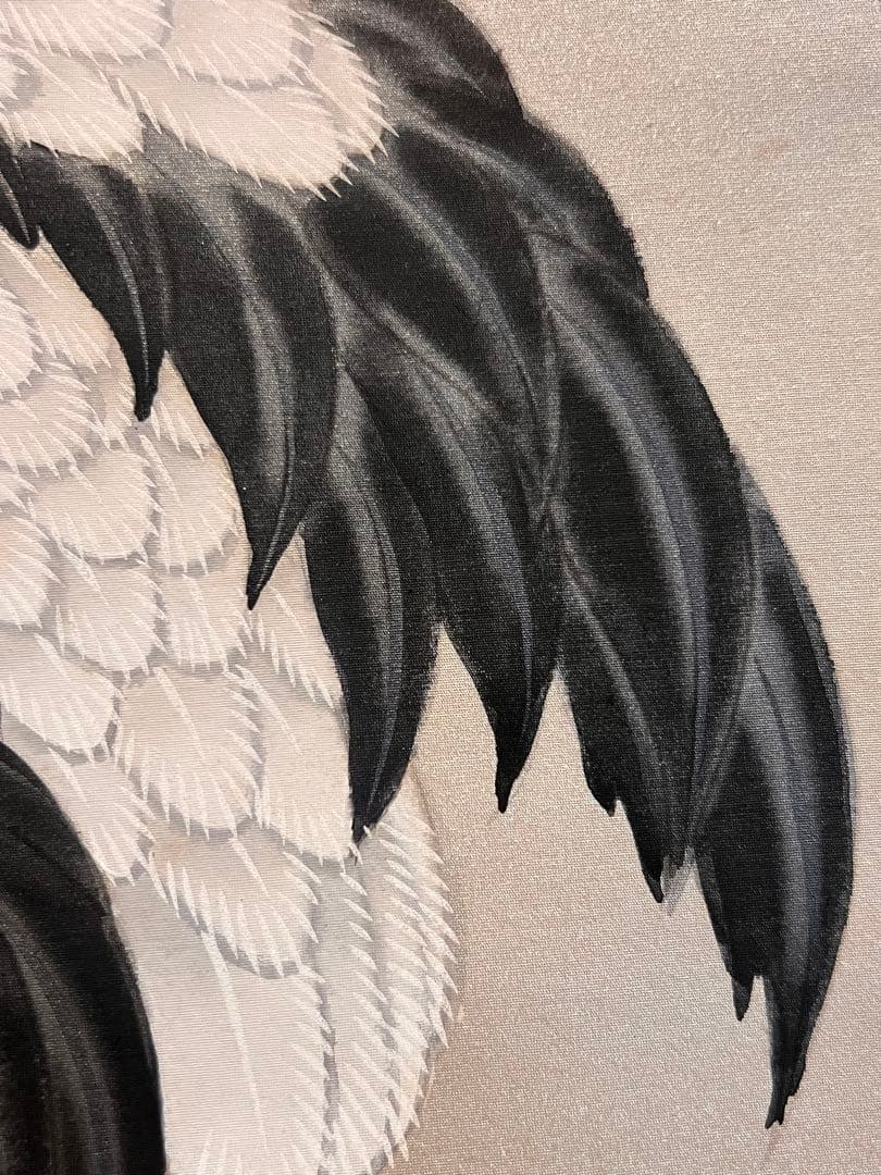 国井幸雪『老松鶴』 肉筆 共箱 縁起物 日本画 掛け軸 掛軸 柳甫 正月 直筆