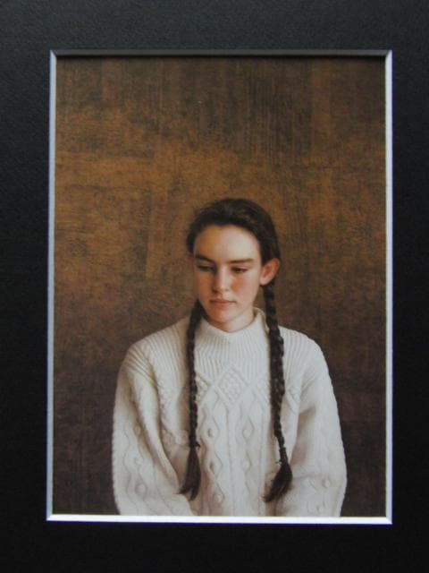 小川泰弘、想、希少な額装用画集より、新品高級額装付、状態良好