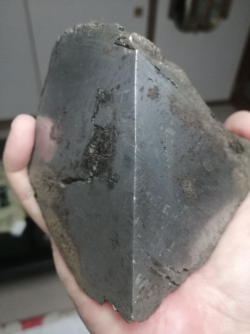 ★【ジャッキー】『超隕石』鉄隕石　隕石原石 1968g 隕石内部。