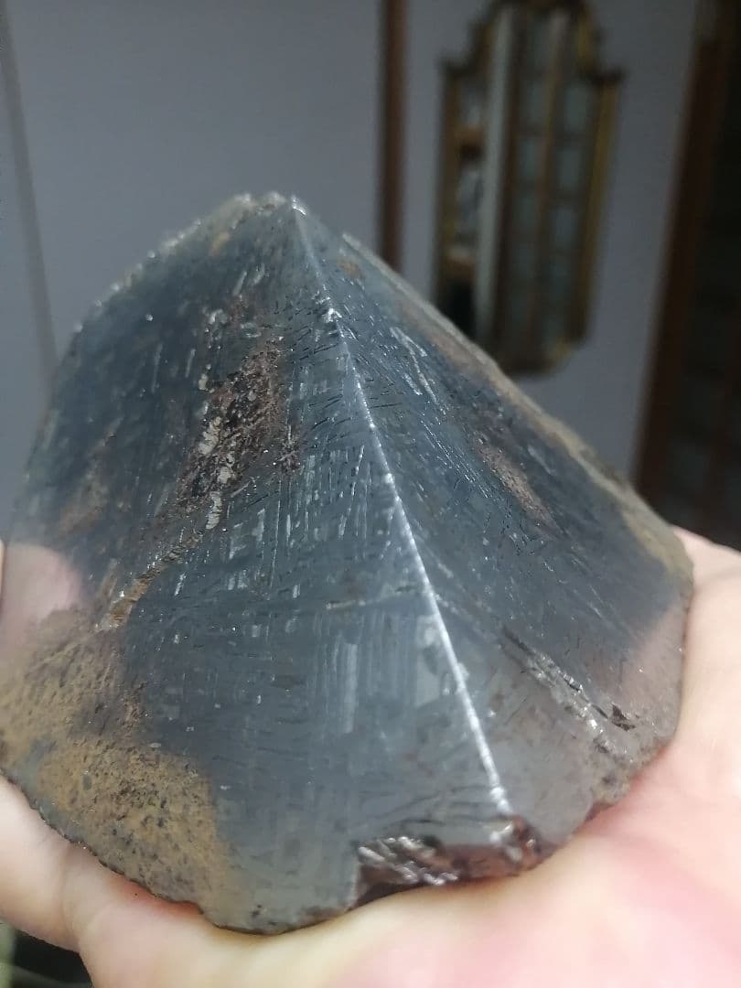 ★【ジャッキー】『超隕石』鉄隕石　隕石原石 1968g 隕石内部。