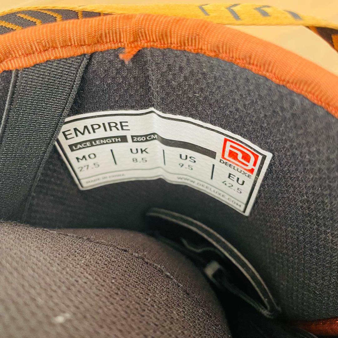 美品✨　DEELUXE EMPIRE 27.5cm インソール付き　ブラウン