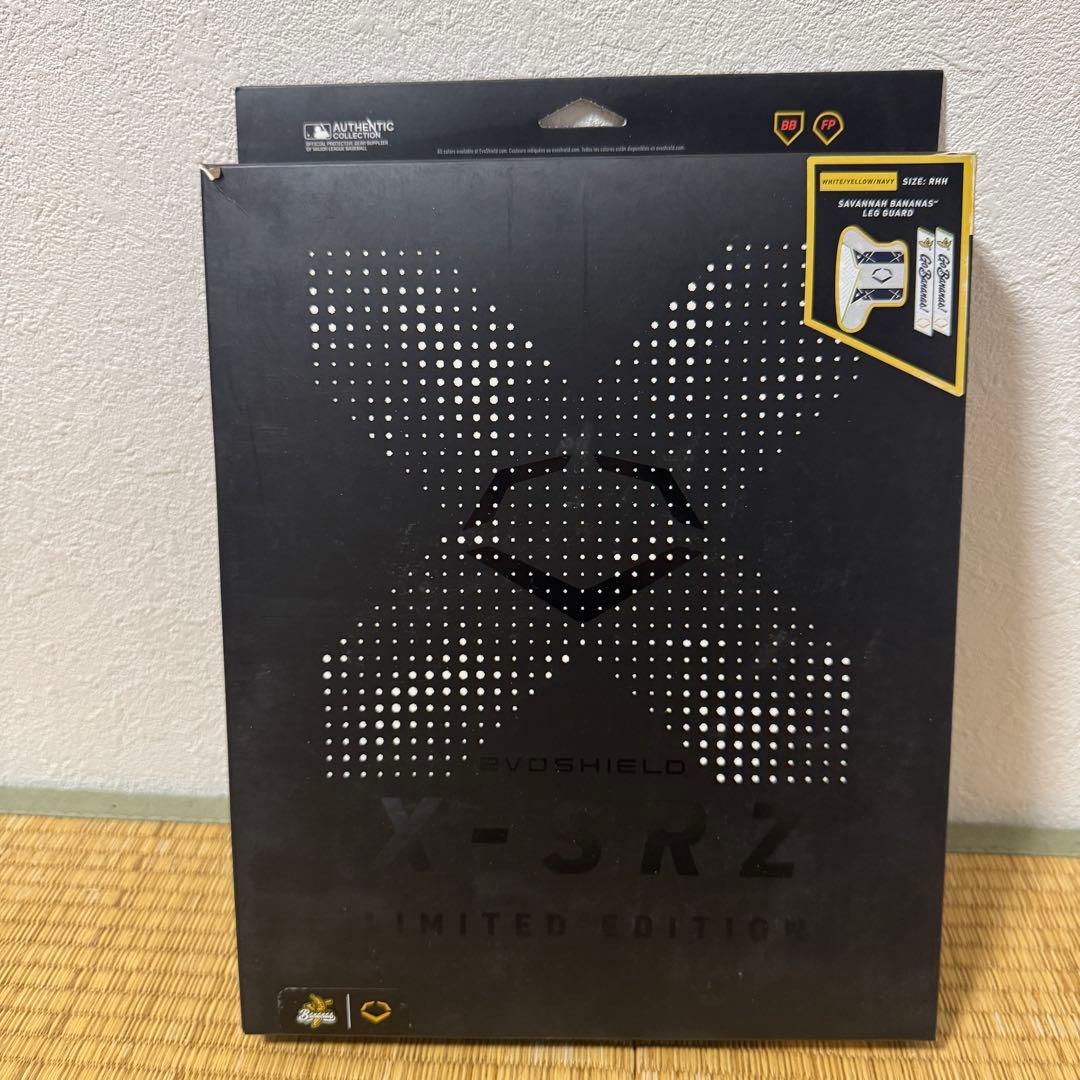 EVOSHIELD X-Srz ホワイト 右打者用 レッグガード 防具