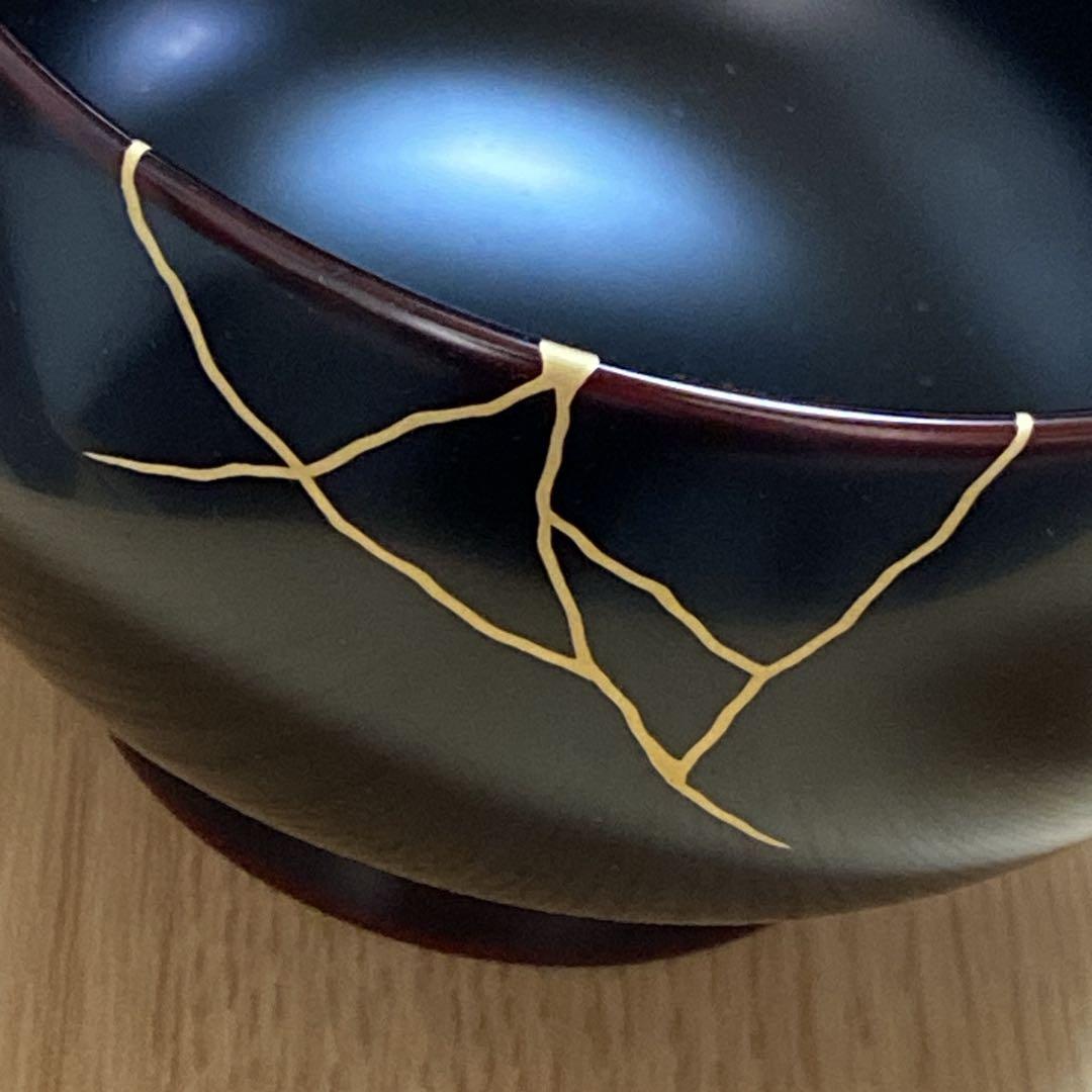 【 輪島塗 】　金継ぎお椀