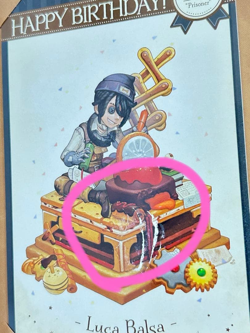 【2月限定値下げ】第五人格 受注生産 バースデーグッズ 囚人